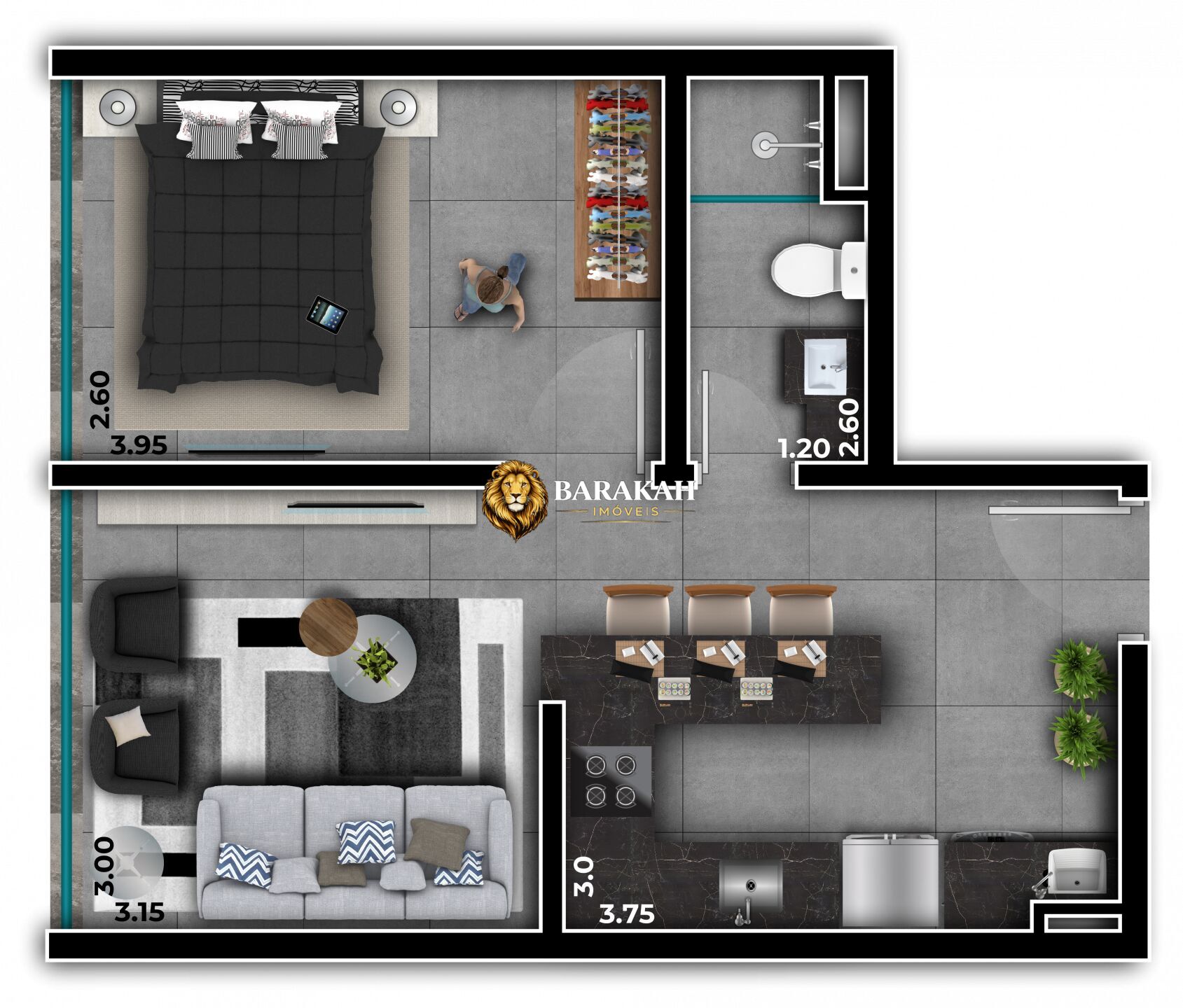 Apartamento, 1 quarto, 49 m² - Foto 25