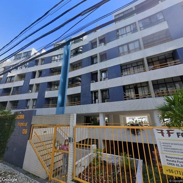 Imagem estática do "Street View" da localização