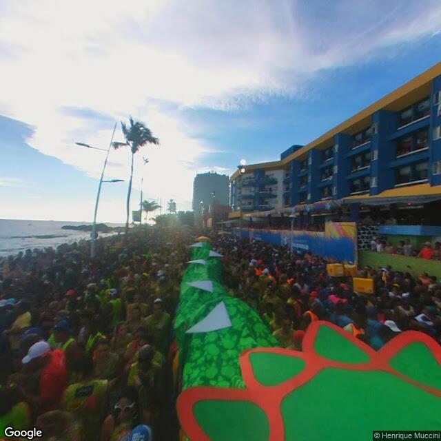 Imagem estática do "Street View" da localização
