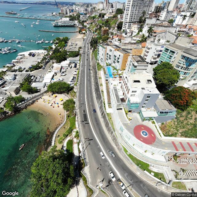 Imagem estática do "Street View" da localização