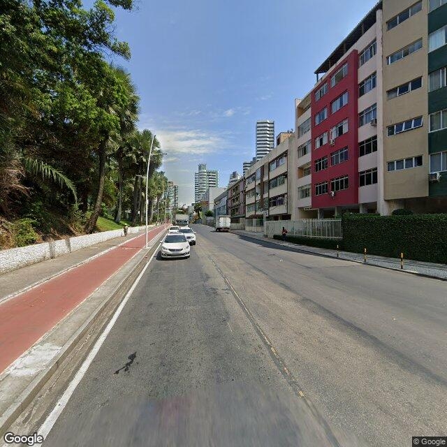 Imagem estática do "Street View" da localização