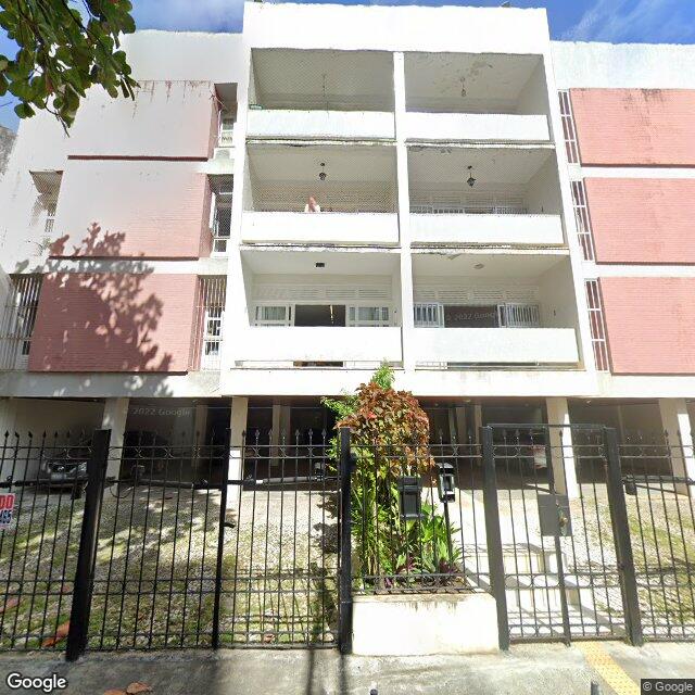 Imagem estática do "Street View" da localização