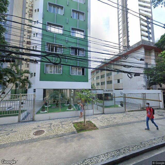 Imagem estática do "Street View" da localização