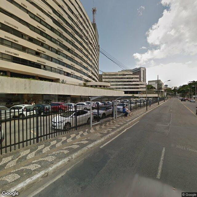 Imagem estática do "Street View" da localização