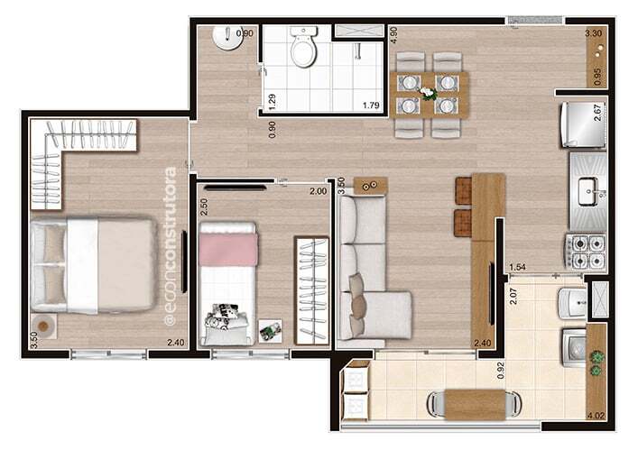 Apartamento à venda com 2 quartos, 47m² - Foto 16