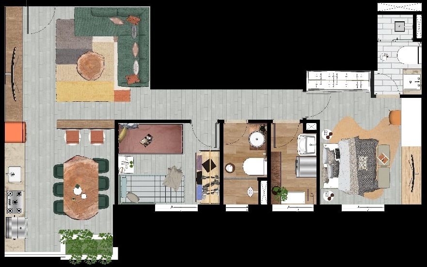 Apartamento à venda com 3 quartos, 83m² - Foto 11