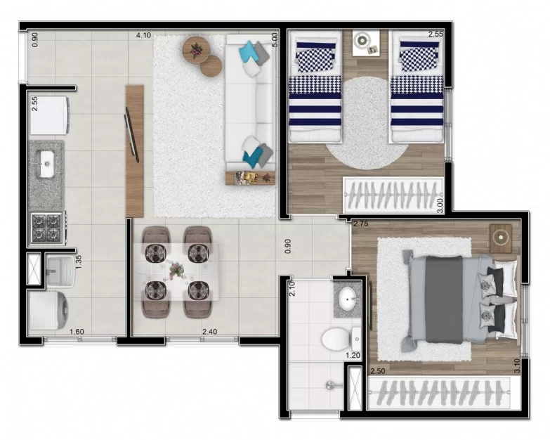 Apartamento à venda com 2 quartos, 44m² - Foto 18