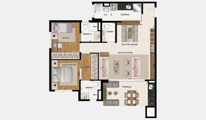 Apartamento à venda com 3 quartos, 106m² - Foto 29