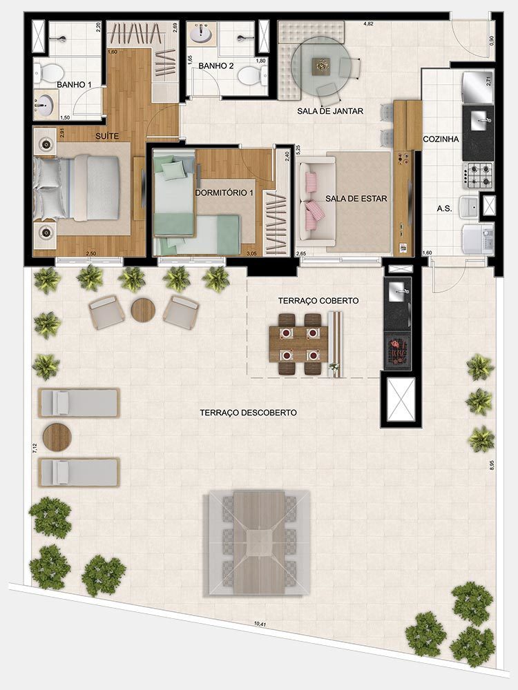 Apartamento à venda com 3 quartos, 106m² - Foto 37