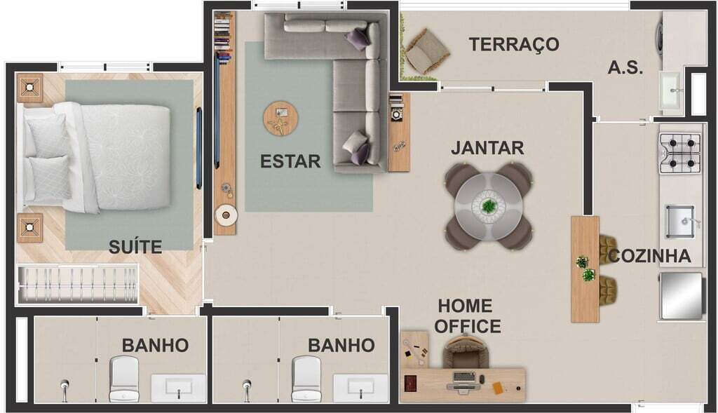 Apartamento à venda com 2 quartos, 70m² - Foto 32