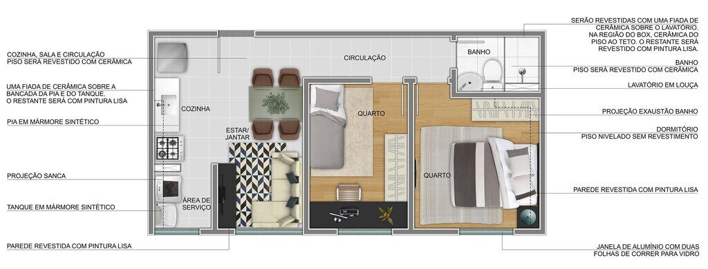 Apartamento à venda com 2 quartos, 36m² - Foto 14