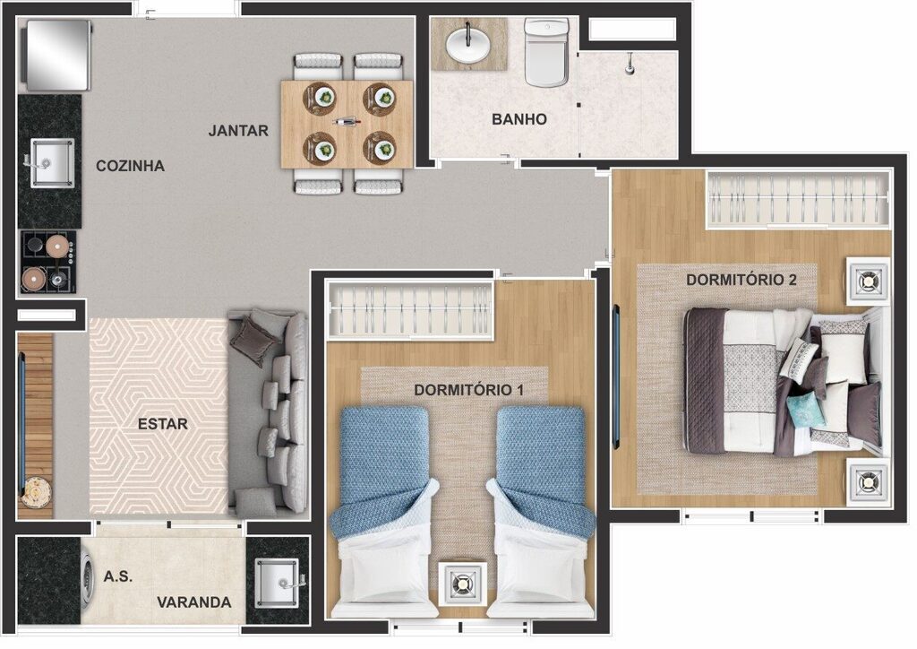 Apartamento à venda com 2 quartos, 37m² - Foto 36