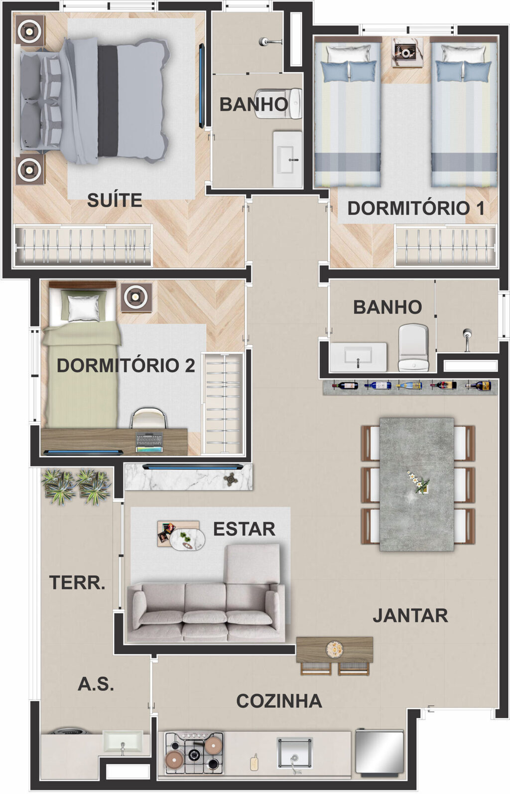 Apartamento à venda com 3 quartos, 108m² - Foto 34