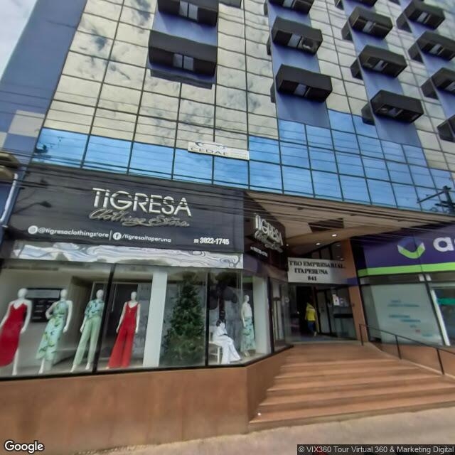 Imagem estática do "Street View" da localização