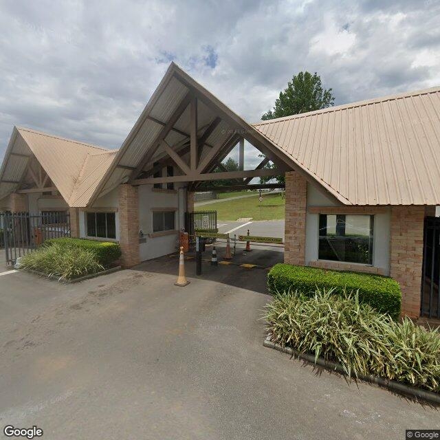 Imagem estática do "Street View" da localização