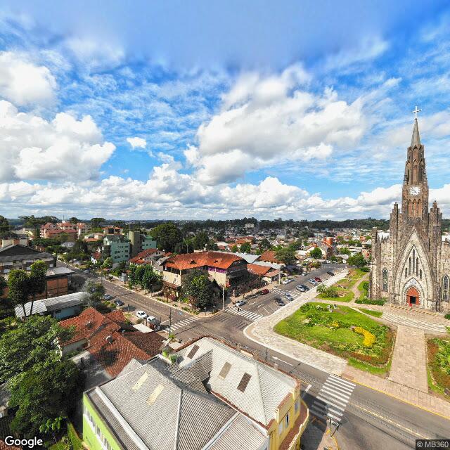 Imagem estática do "Street View" da localização