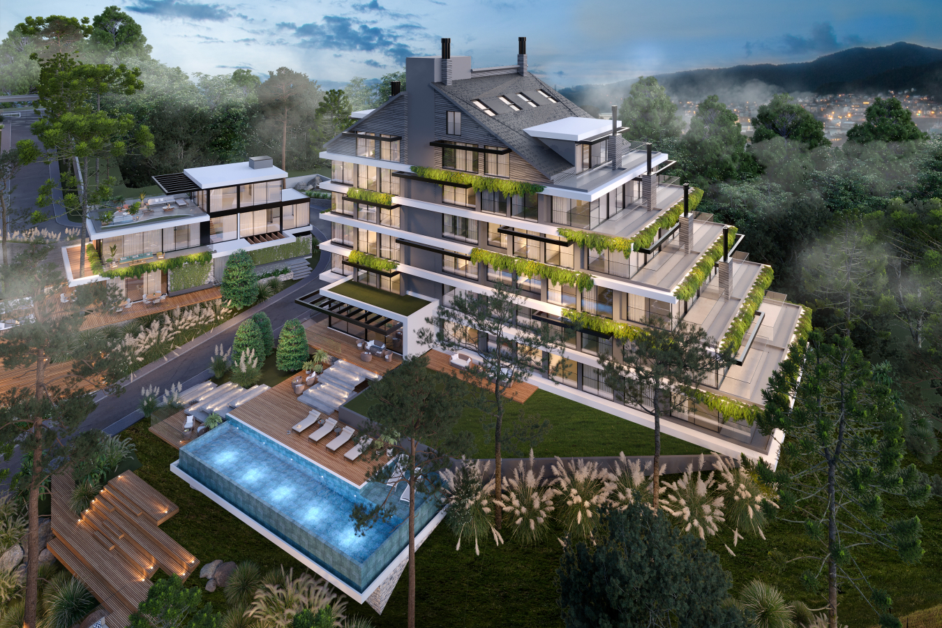 Riserva Lago Negro - Riserva - piscina e conjunto