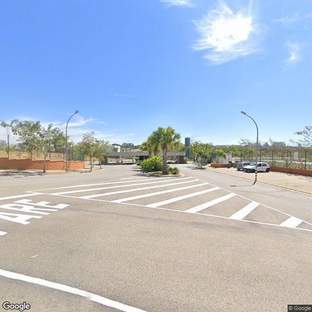 Imagem estática do "Street View" da localização