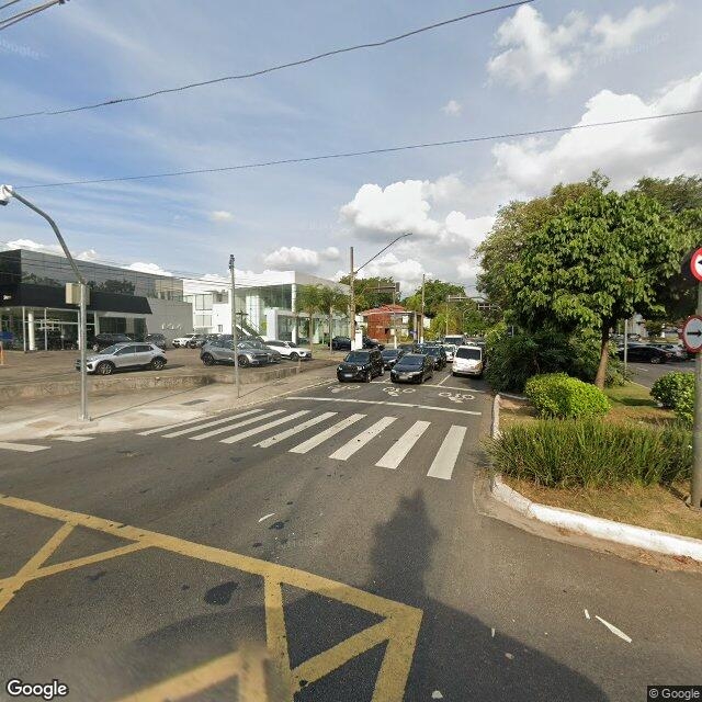 Imagem estática do "Street View" da localização