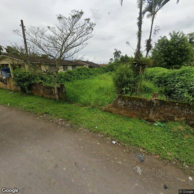 Imagem estática do "Street View" da localização