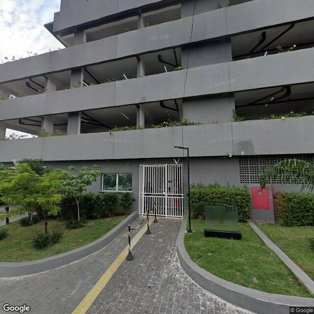 Imagem estática do "Street View" da localização