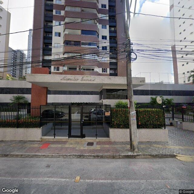 Imagem estática do "Street View" da localização