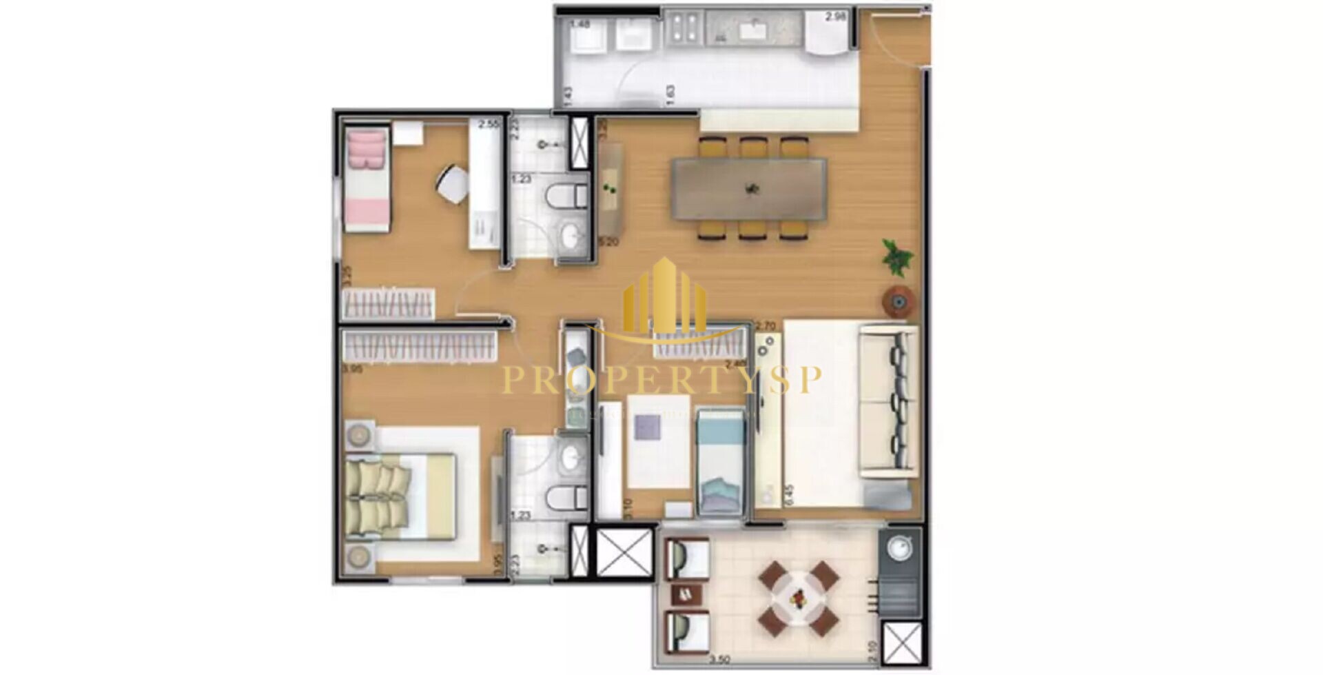 Apartamento à venda com 3 quartos, 90m² - Foto 32