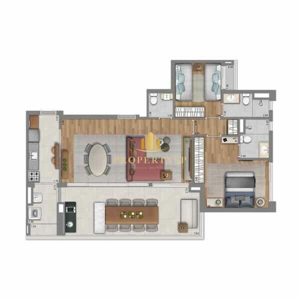 Apartamento à venda com 3 quartos, 110m² - Foto 7