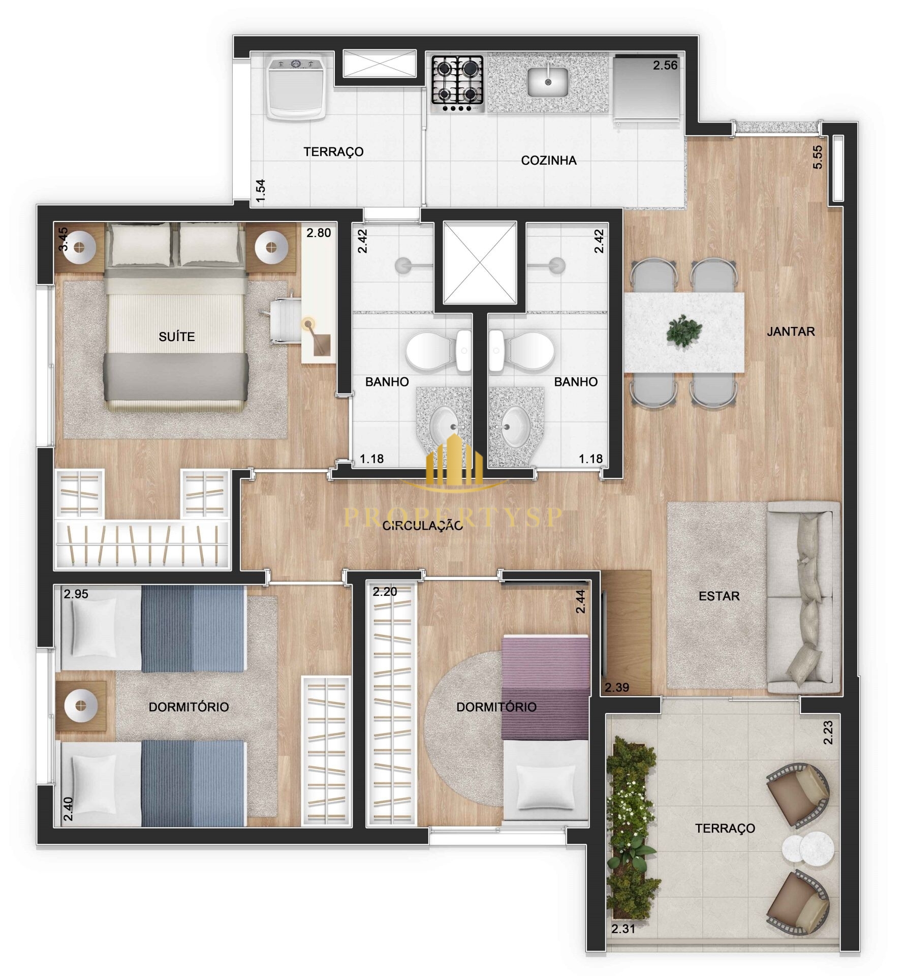 Apartamento à venda com 2 quartos, 50m² - Foto 16