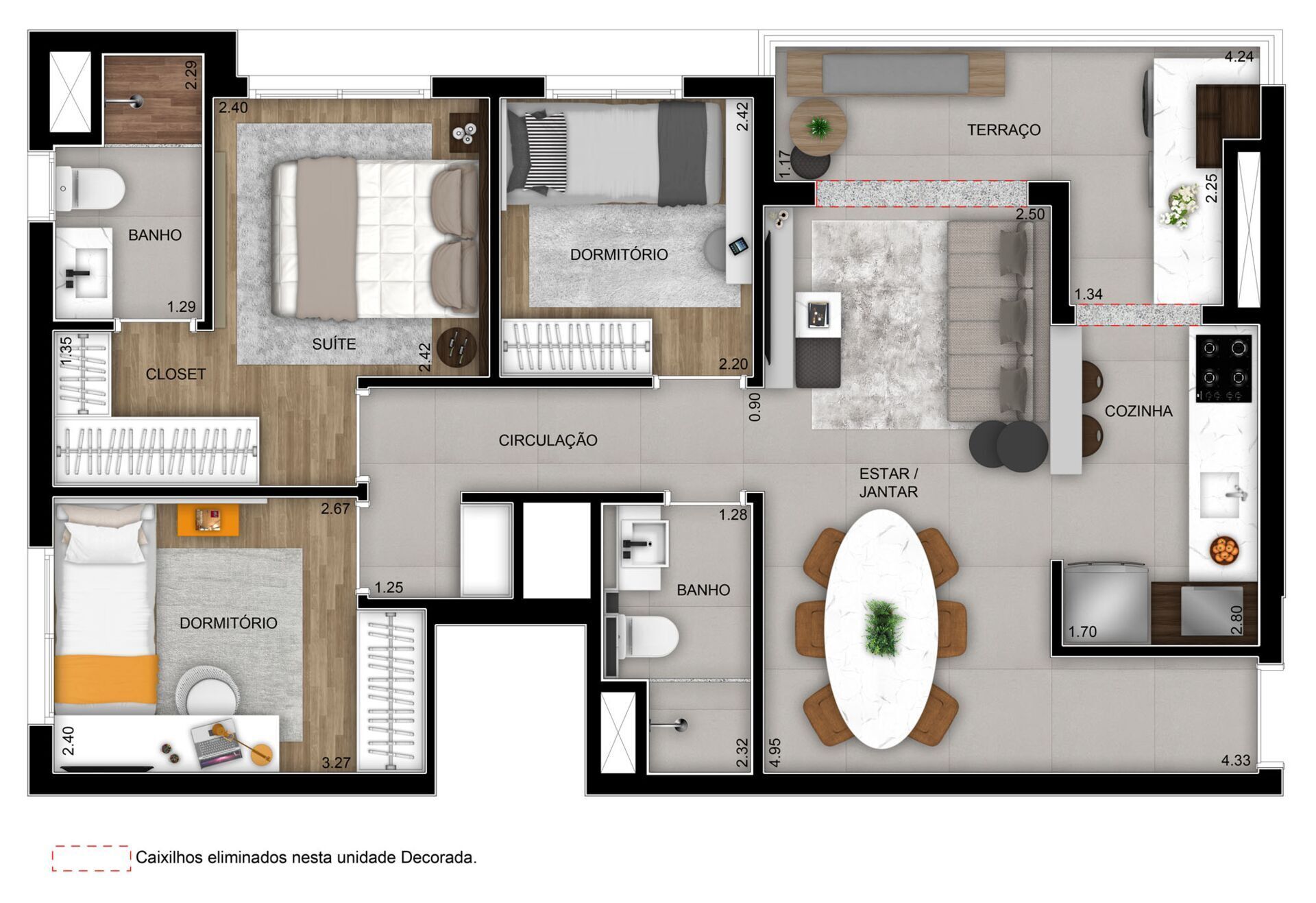 Apartamento à venda com 3 quartos, 67m² - Foto 19