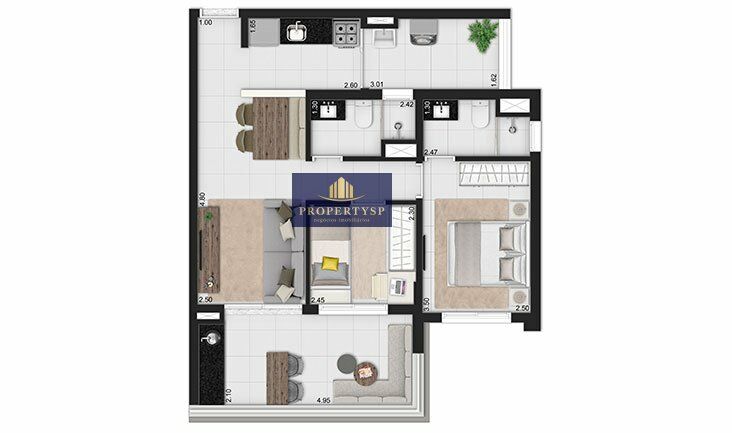 Apartamento à venda com 2 quartos, 68m² - Foto 10