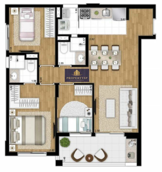 Apartamento à venda com 3 quartos, 69m² - Foto 20