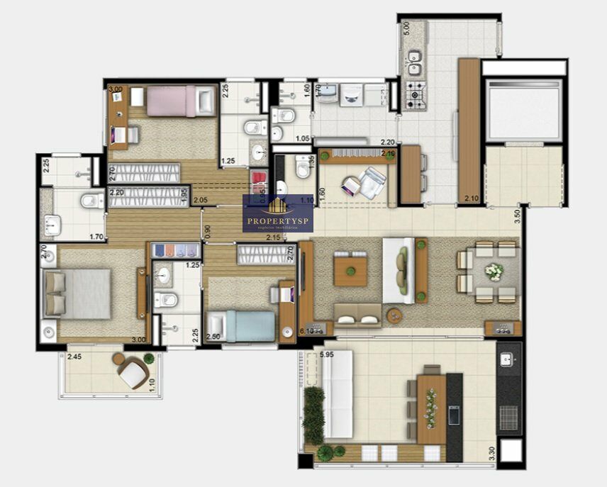 Apartamento à venda com 3 quartos, 118m² - Foto 15