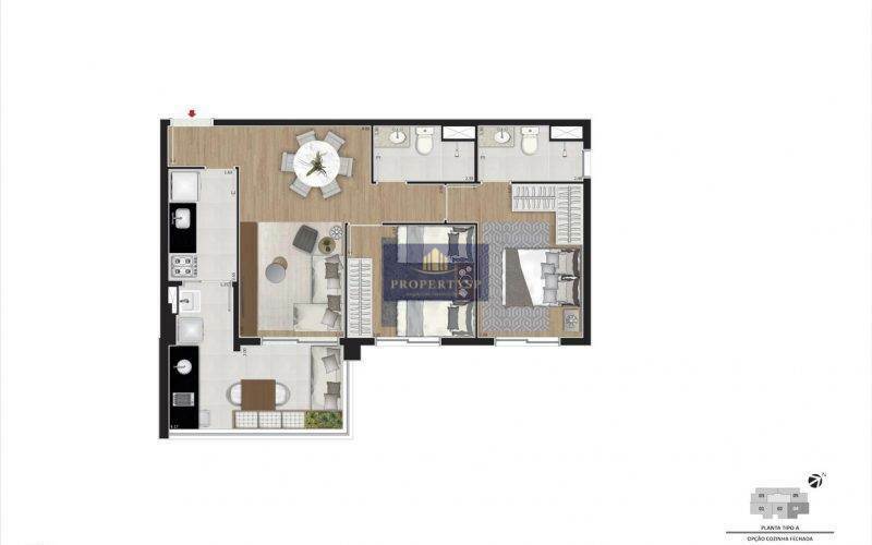 Apartamento à venda com 2 quartos, 67m² - Foto 18