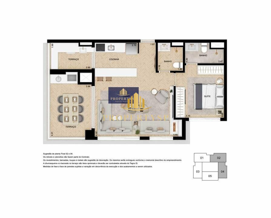 Apartamento à venda com 2 quartos, 70m² - Foto 8