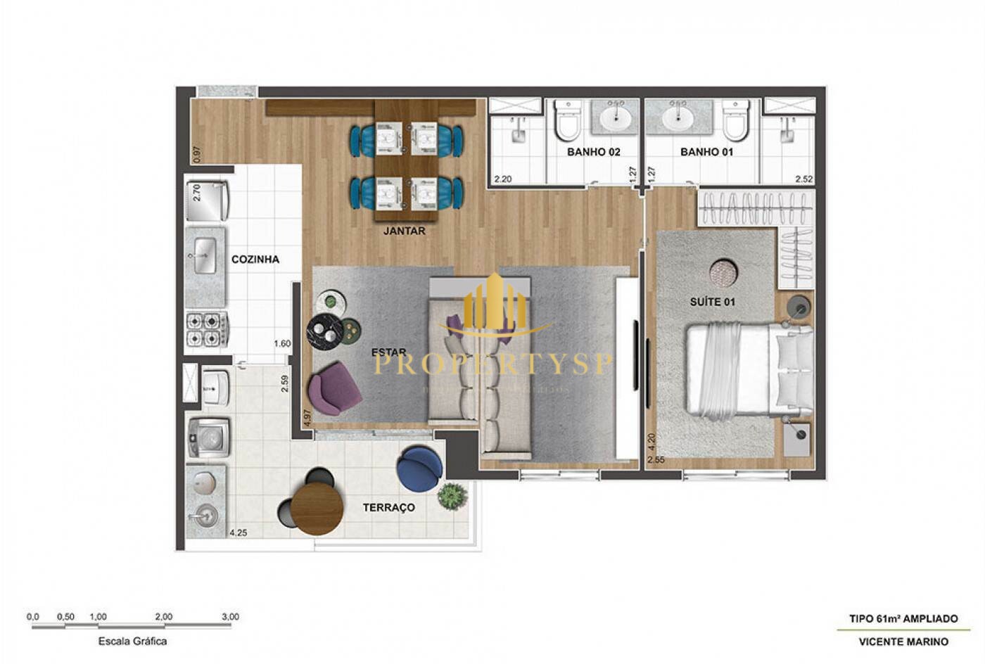 Apartamento à venda com 2 quartos, 58m² - Foto 13