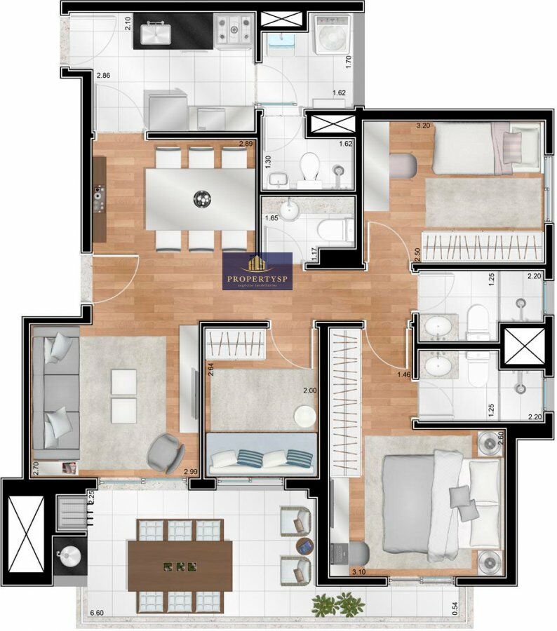 Apartamento à venda com 3 quartos, 88m² - Foto 19