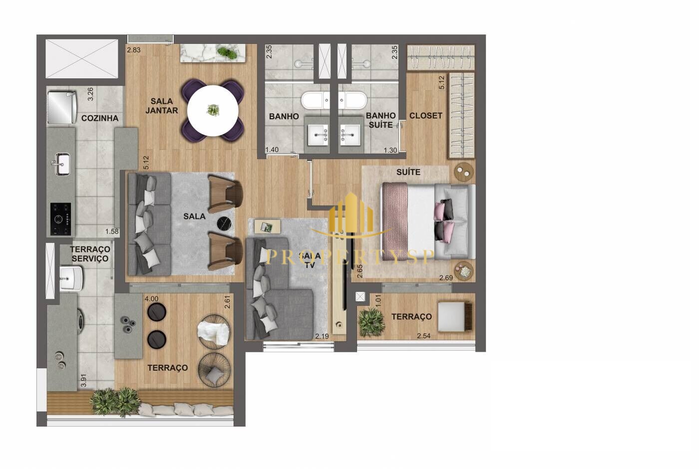 Apartamento à venda com 2 quartos, 68m² - Foto 16