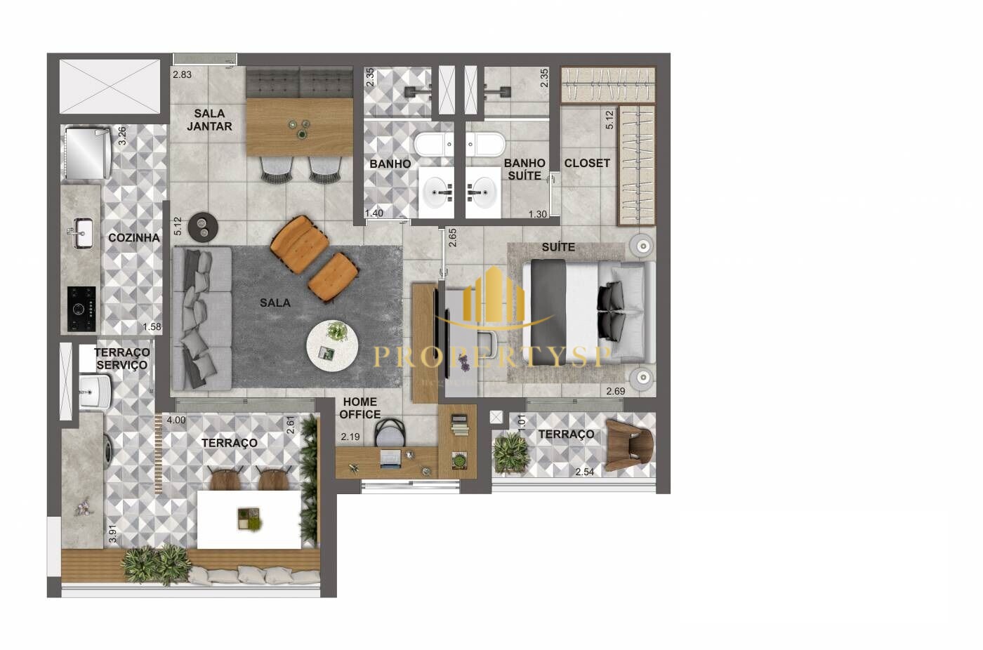 Apartamento à venda com 2 quartos, 68m² - Foto 15