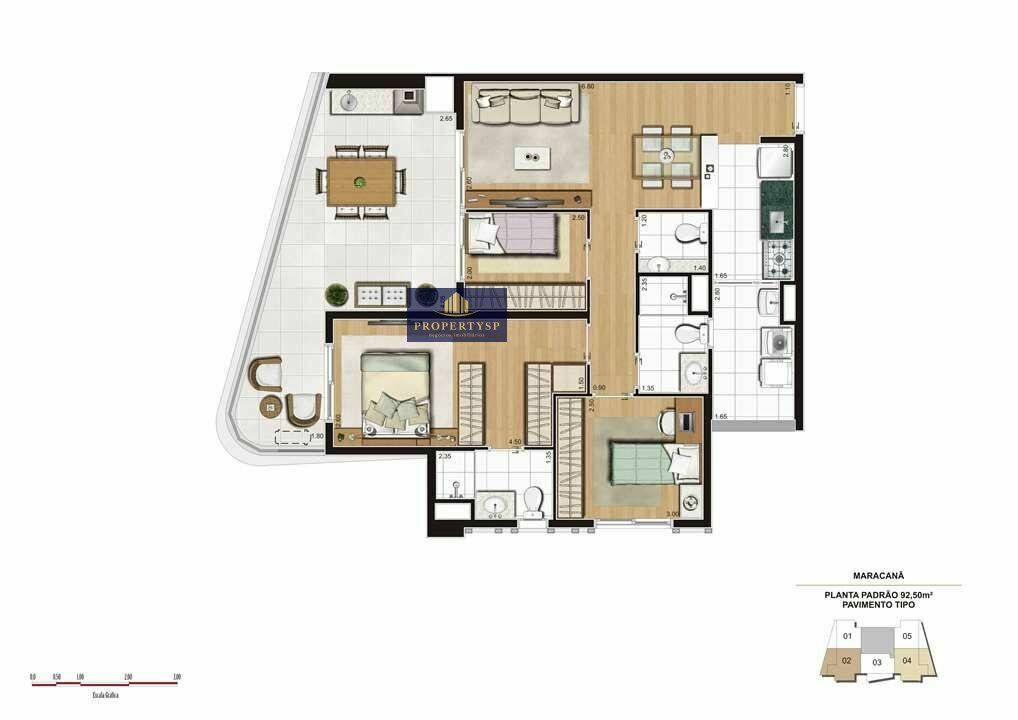 Apartamento à venda com 3 quartos, 92m² - Foto 21