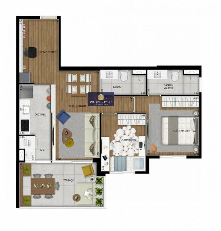 Apartamento à venda com 2 quartos, 72m² - Foto 19