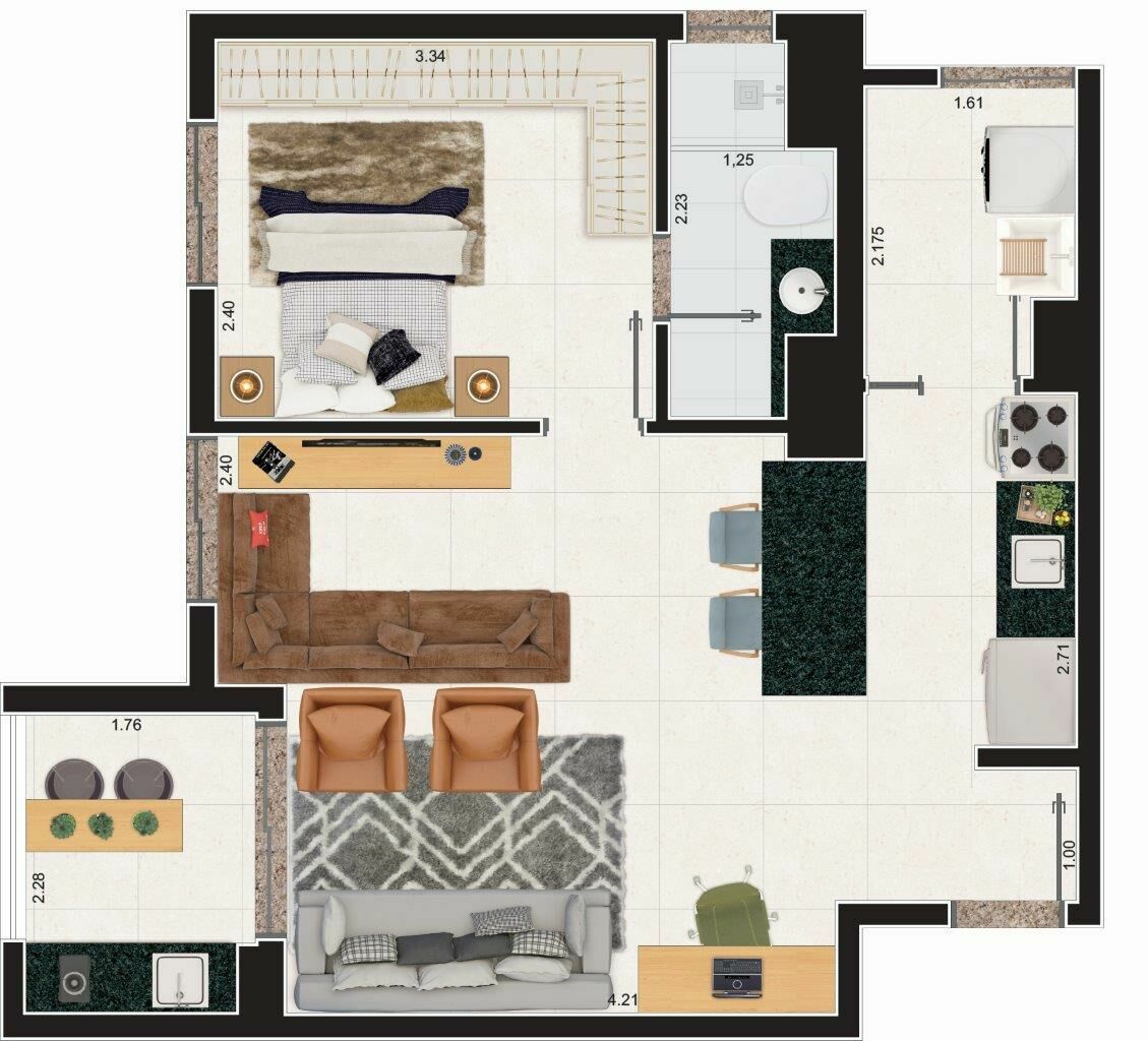 Apartamento à venda com 2 quartos, 56m² - Foto 21