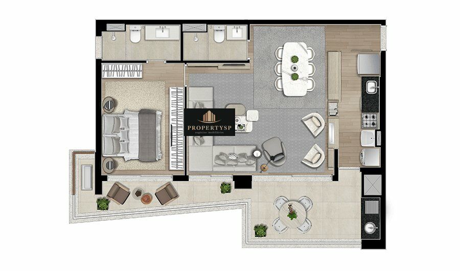 Apartamento à venda com 1 quarto, 173m² - Foto 17