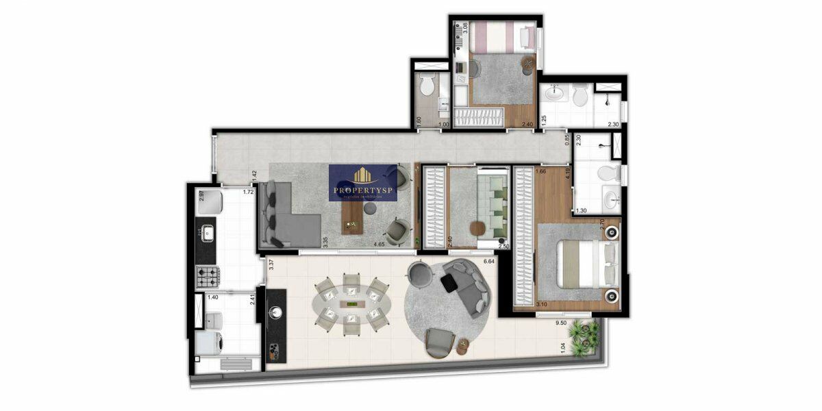 Apartamento à venda com 3 quartos, 102m² - Foto 17