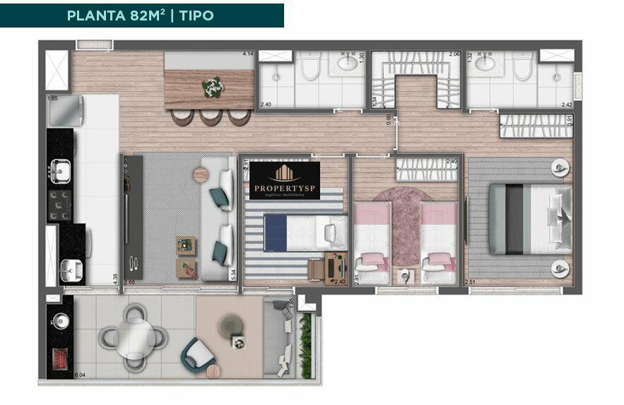 Apartamento à venda com 2 quartos, 65m² - Foto 13