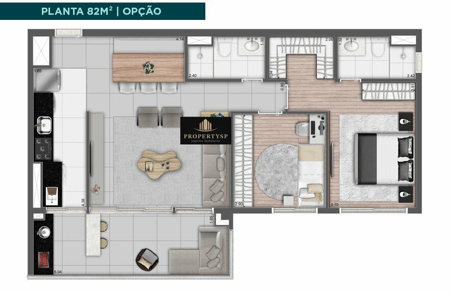 Apartamento à venda com 2 quartos, 65m² - Foto 14