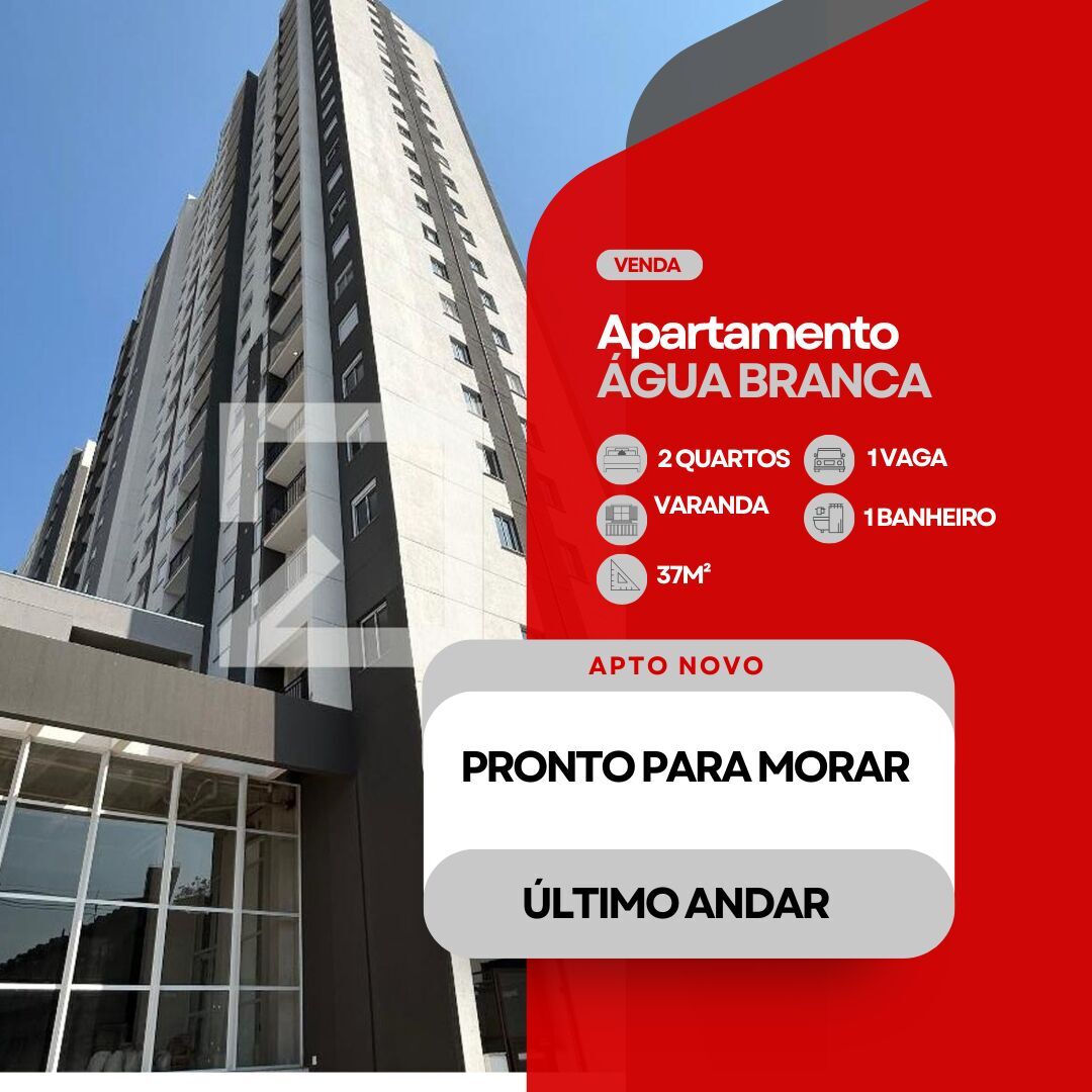 Apartamento à venda com 2 quartos, 37m² - Foto 1