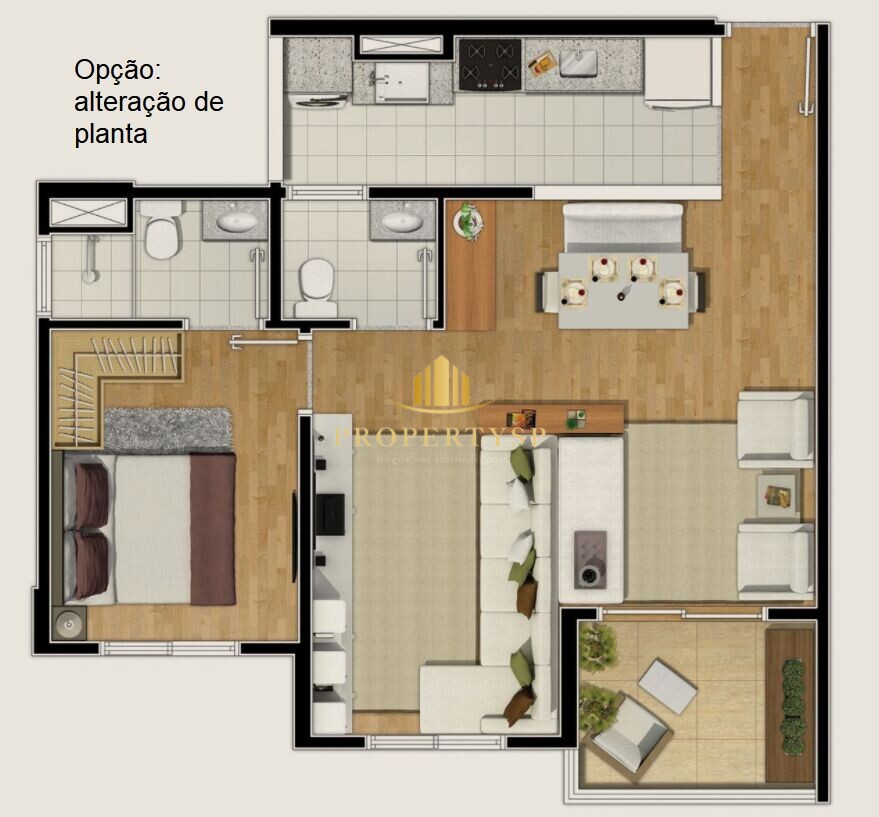 Apartamento à venda com 2 quartos, 54m² - Foto 23