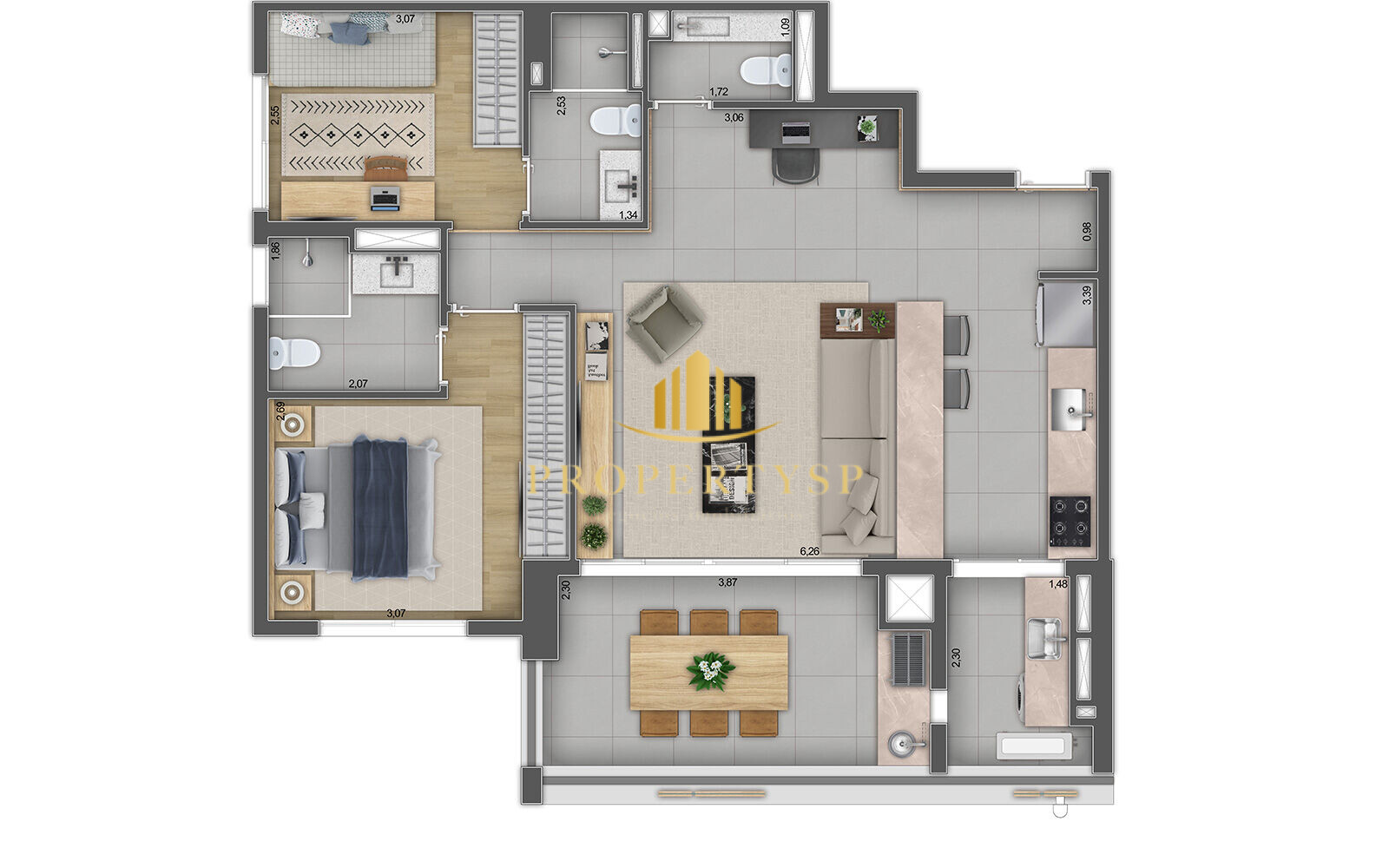 Apartamento à venda com 3 quartos, 85m² - Foto 5