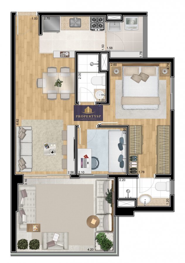 Apartamento à venda com 3 quartos, 100m² - Foto 14